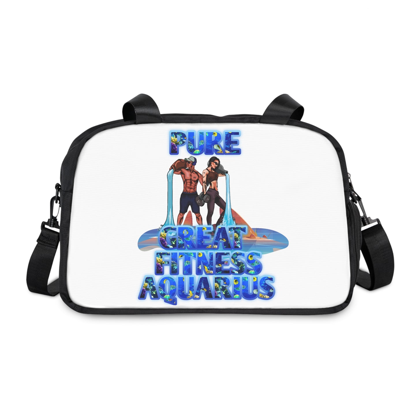 Fitness Handbag White Aquarius