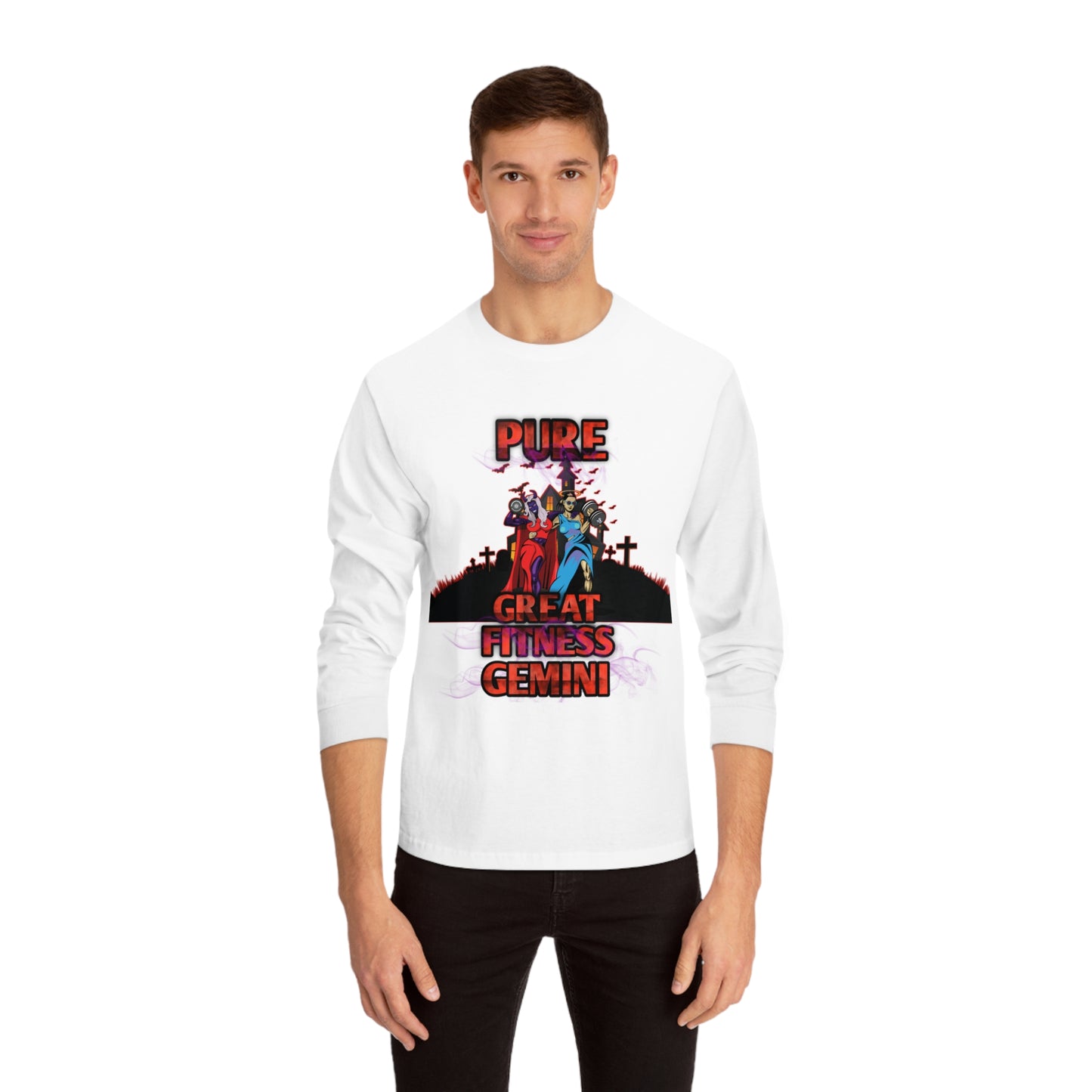 Unisex Classic Long Sleeve T-Shirt Male Gemini