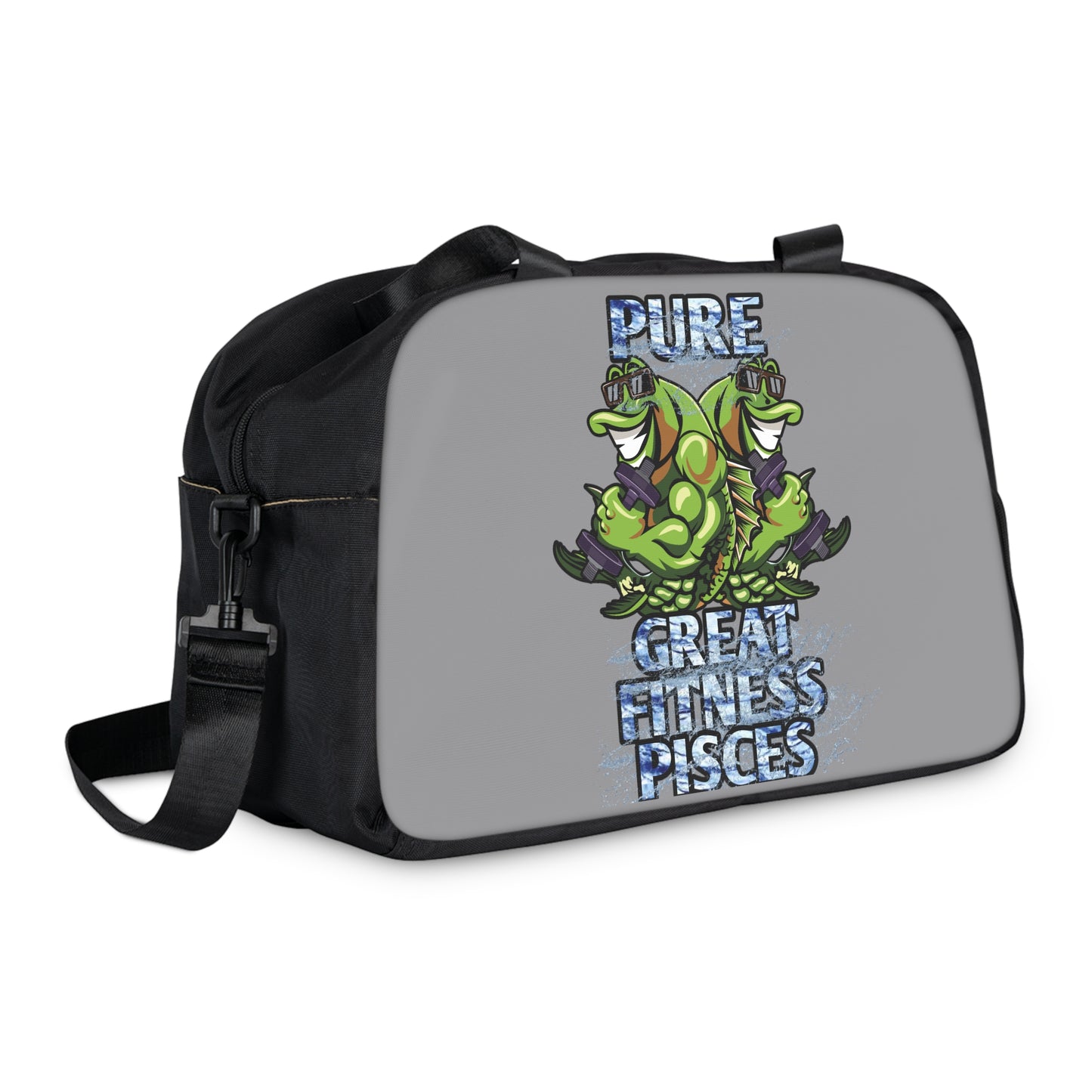 Fitness Handbag Grey Male Pisces