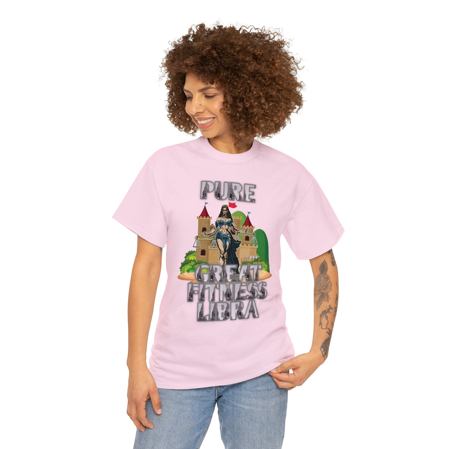 Unisex Heavy Cotton Tee Female Libra