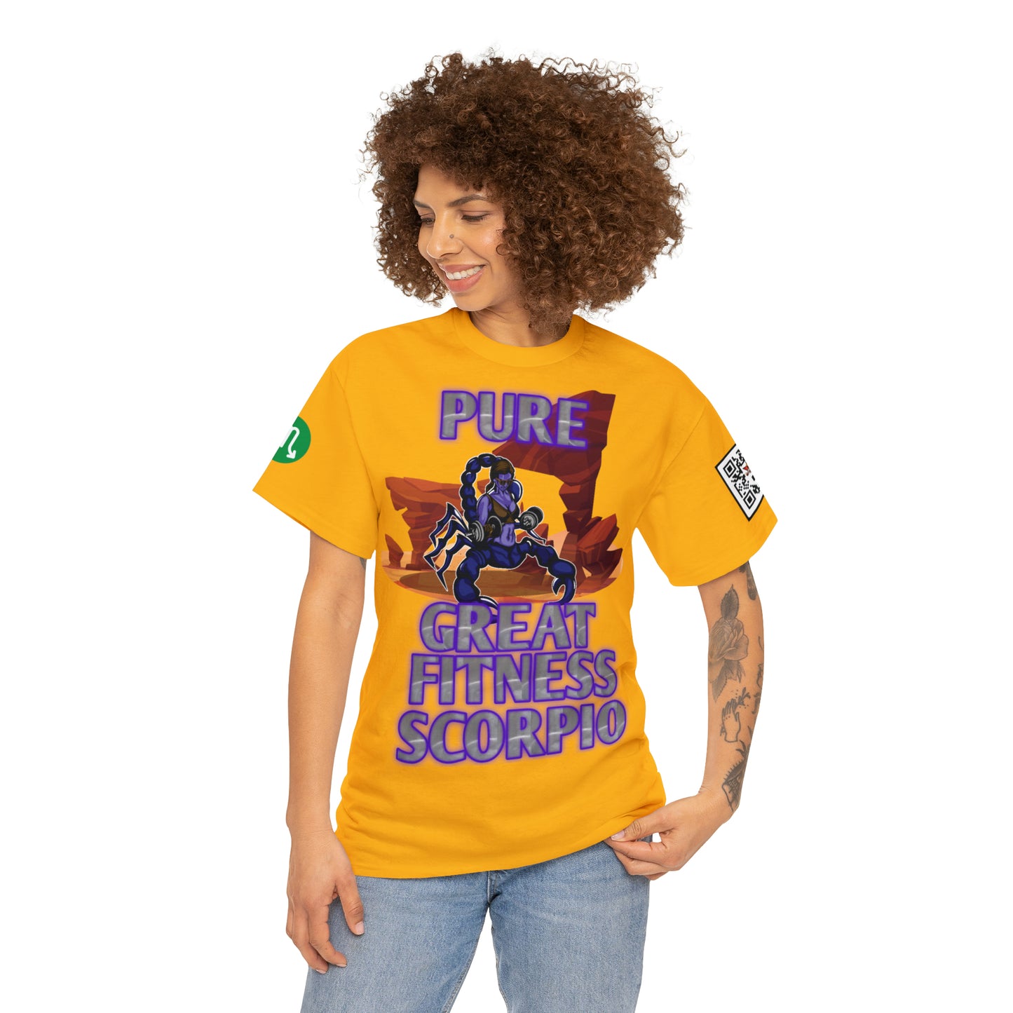 Unisex Heavy Cotton Tee Female Scorpio