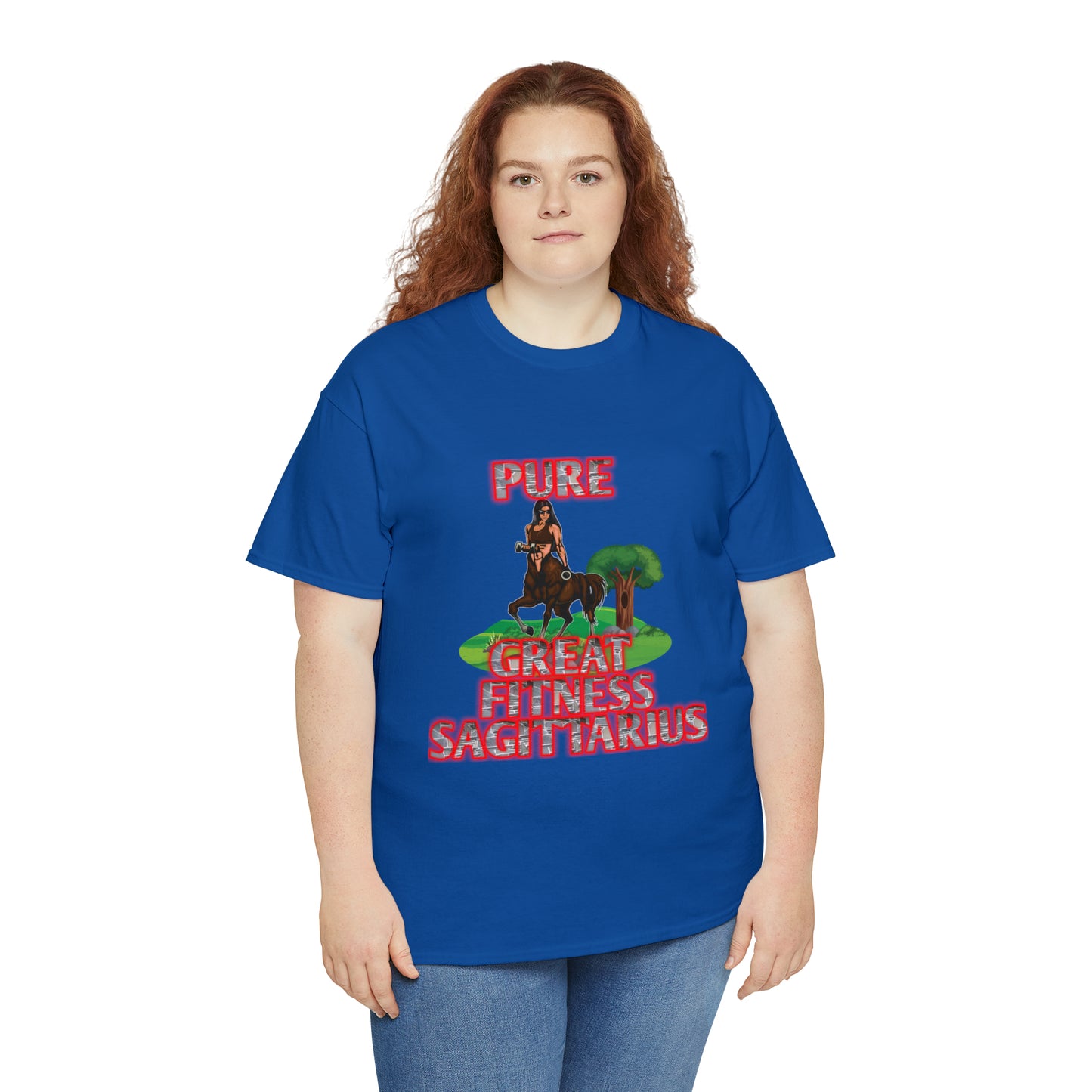 Unisex Heavy Cotton Tee Female Sagittarius