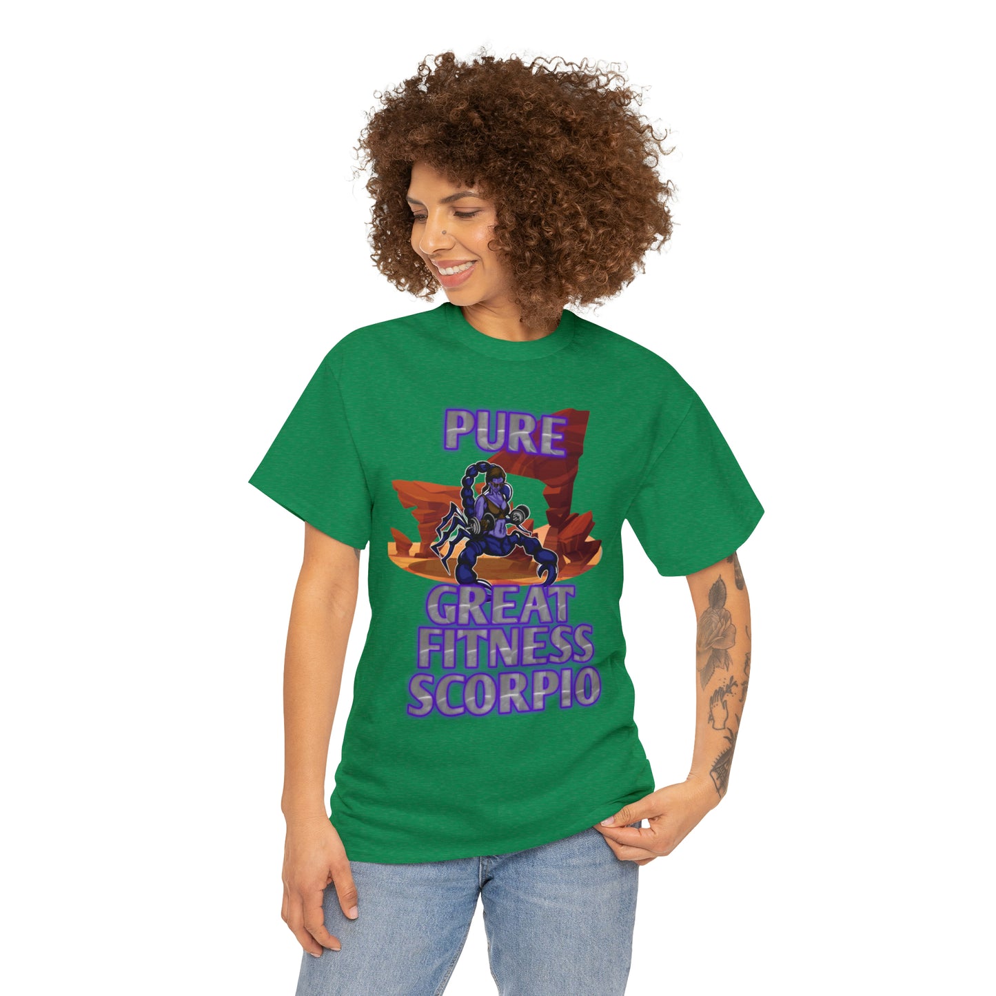 Unisex Heavy Cotton Tee Female Scorpio