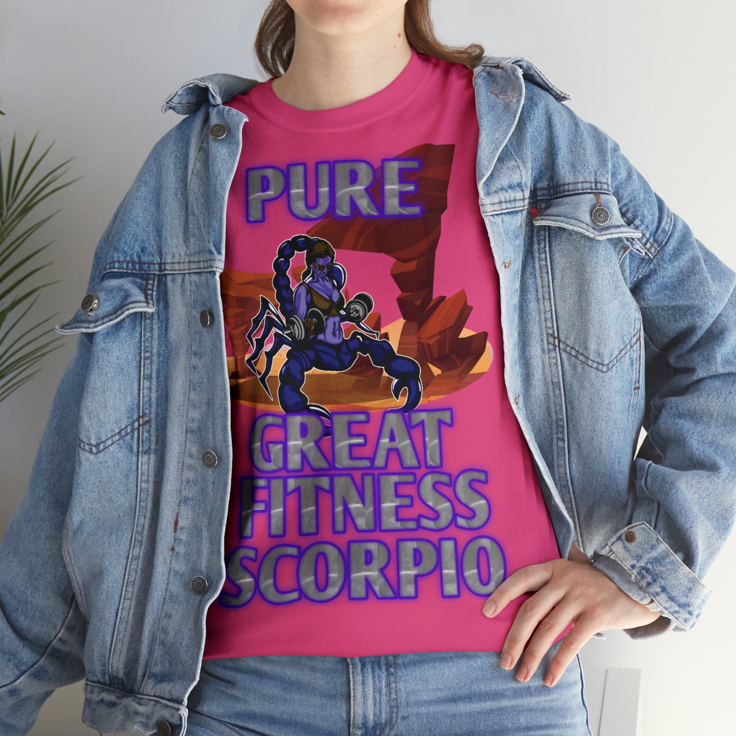 Unisex Heavy Cotton Tee Female Scorpio