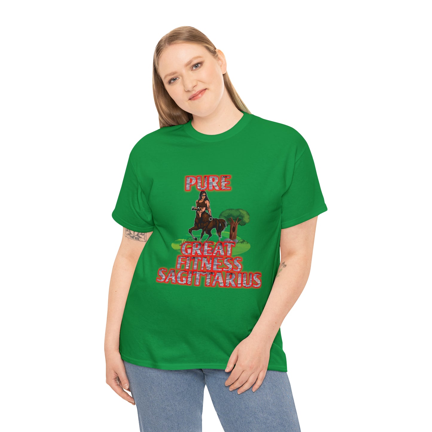 Unisex Heavy Cotton Tee Female Sagittarius