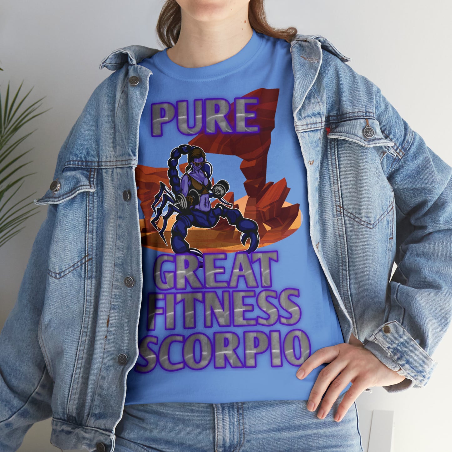 Unisex Heavy Cotton Tee Female Scorpio