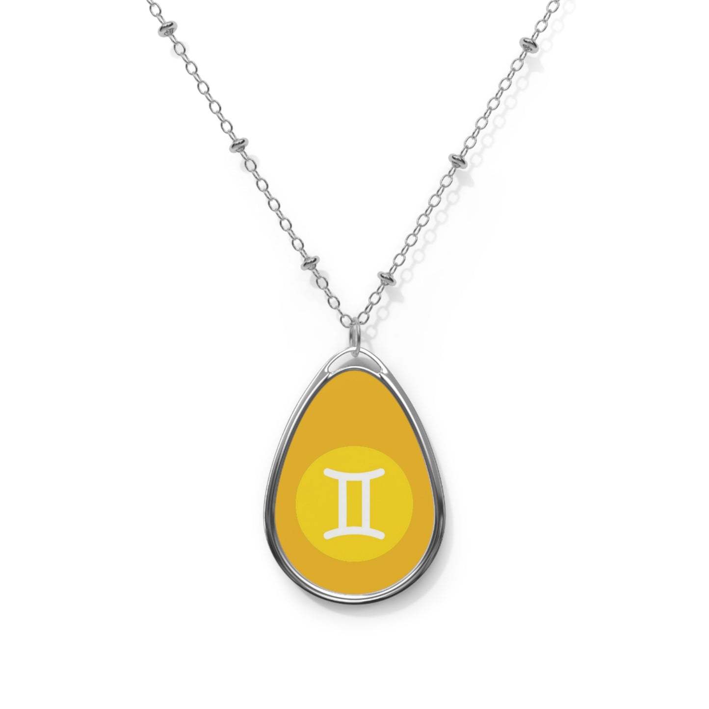 Zodiac Necklace Gemini Pendant