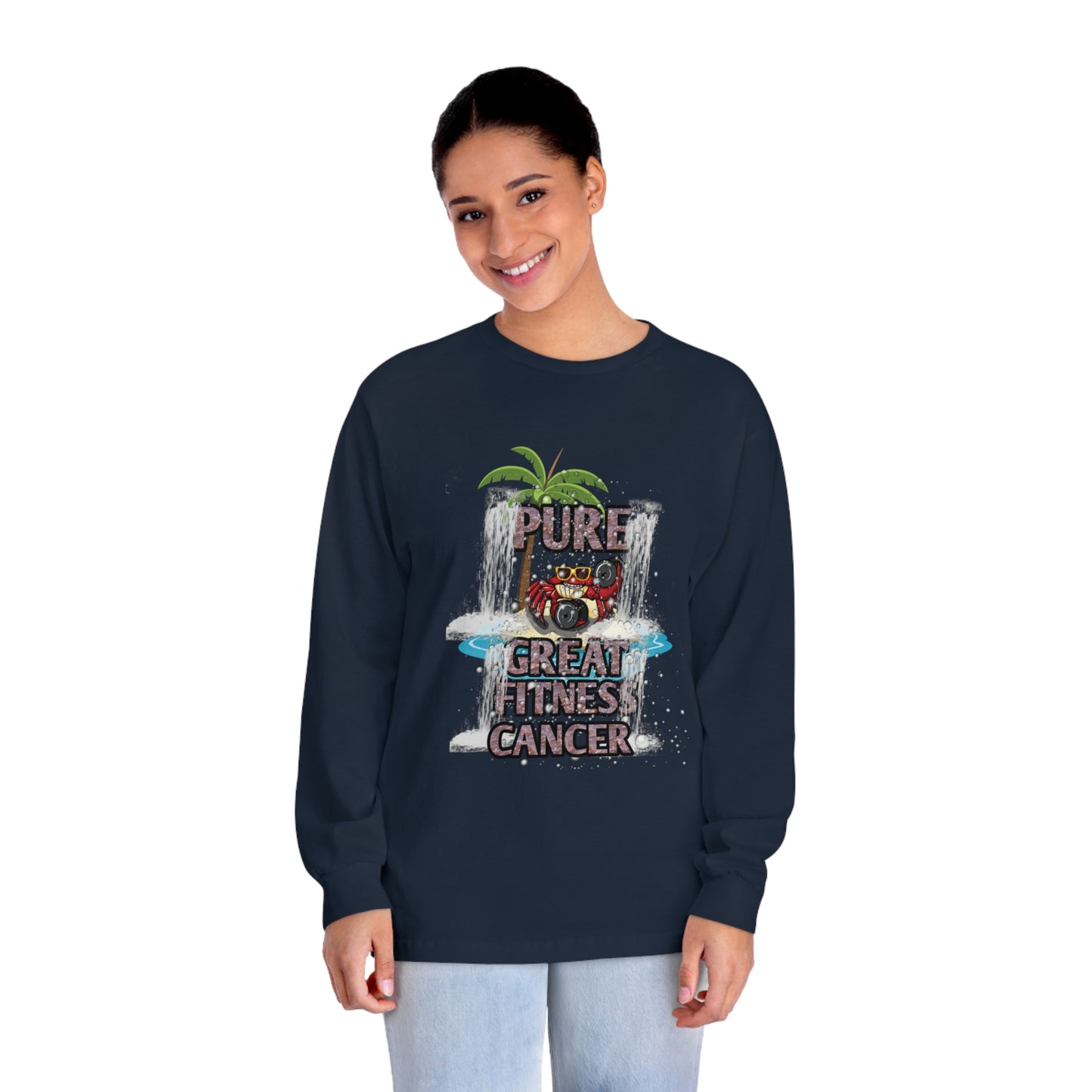 Unisex Classic Long Sleeve T-Shirt Male Cancer