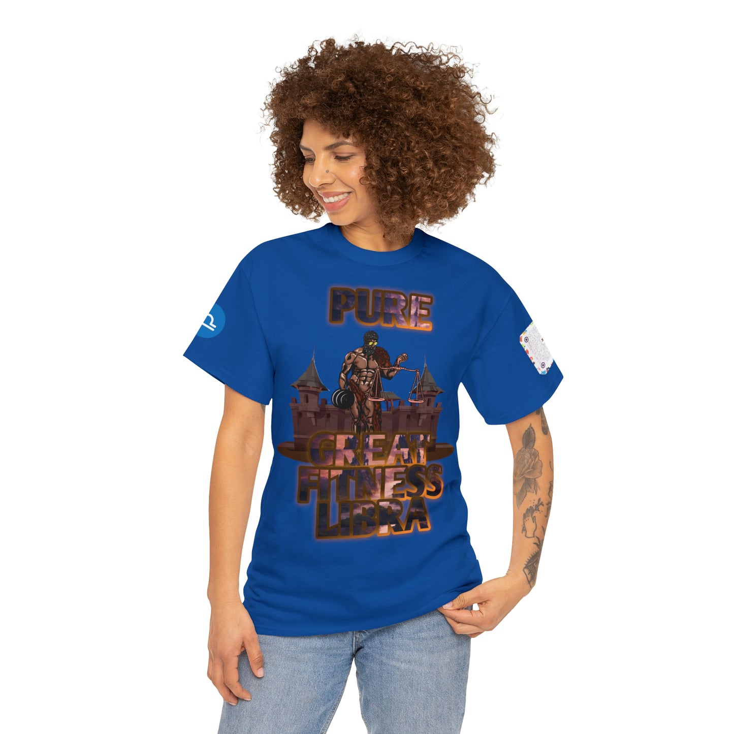 Unisex Heavy Cotton Tee Male Libra