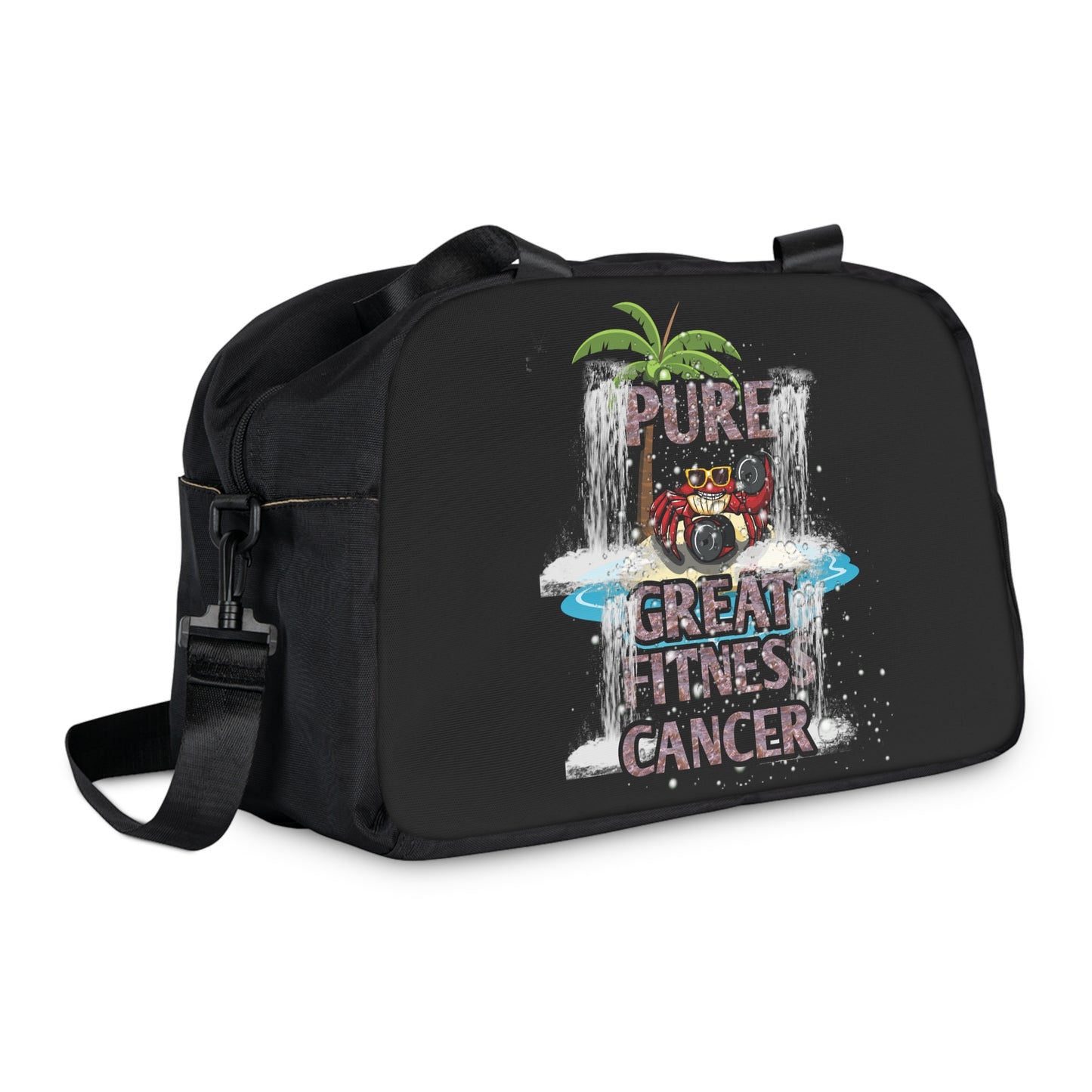 Fitness Handbag Black Cancer