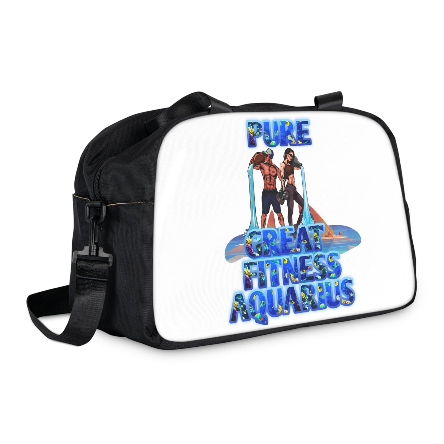 Fitness Handbag White Aquarius