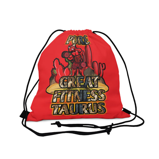 Outdoor Drawstring Bag Red Male Taurus