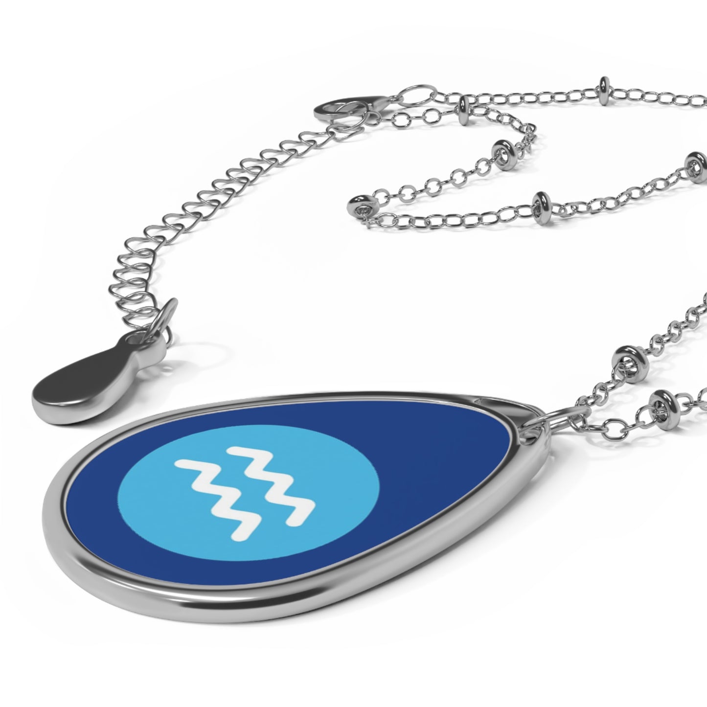 Zodiac Necklace Aquarius Pendant