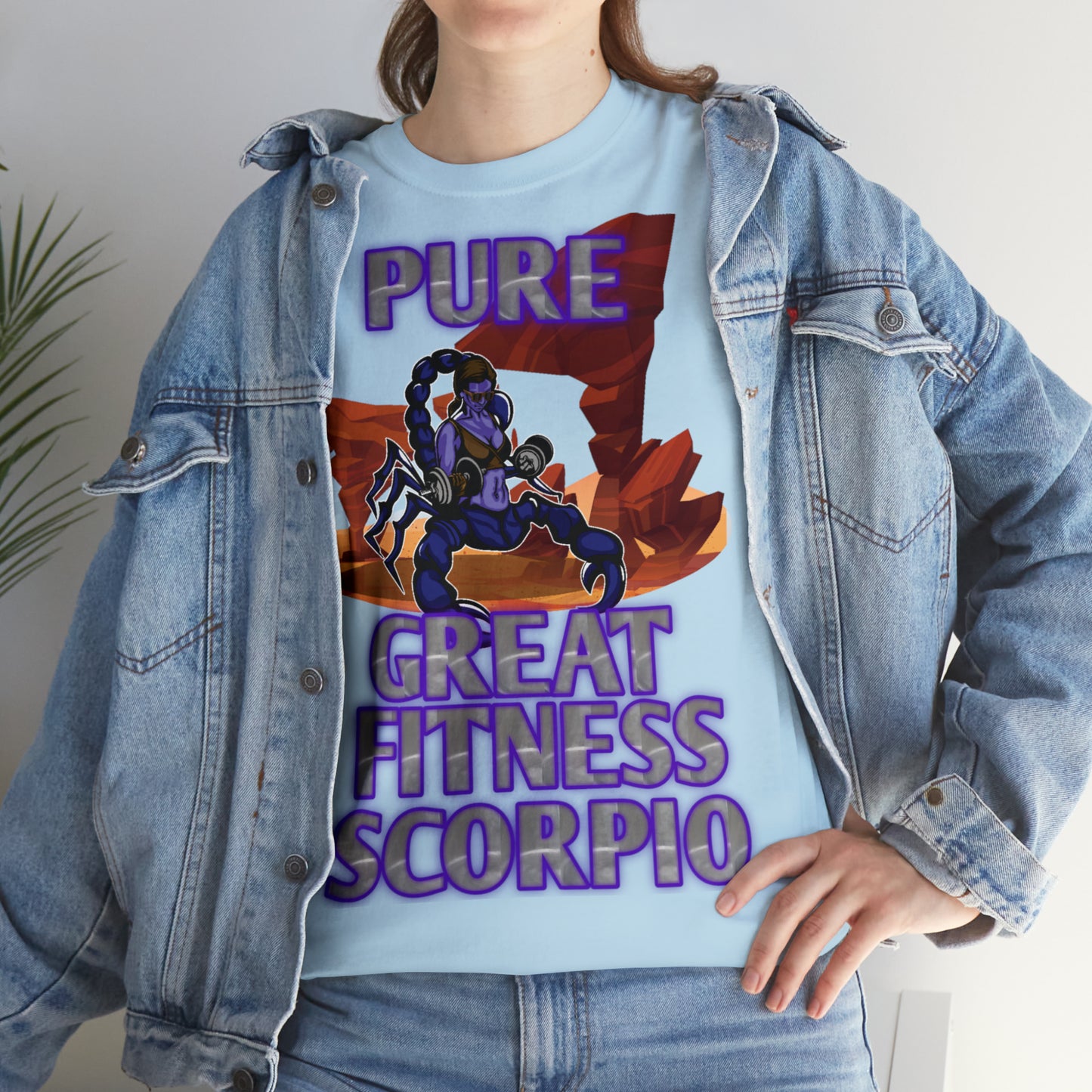 Unisex Heavy Cotton Tee Female Scorpio