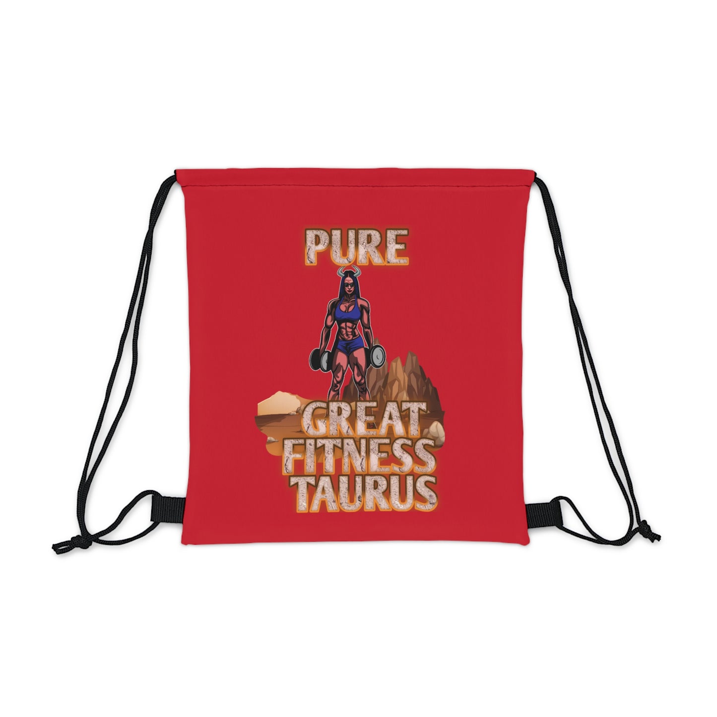 Outdoor Drawstring Bag Red Female Taurus