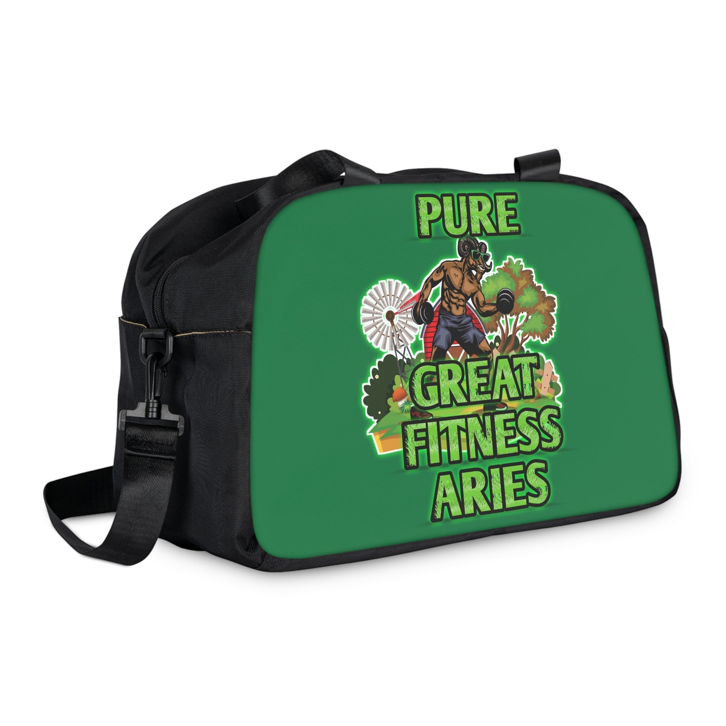 Fitness Handbag Green Male Aries