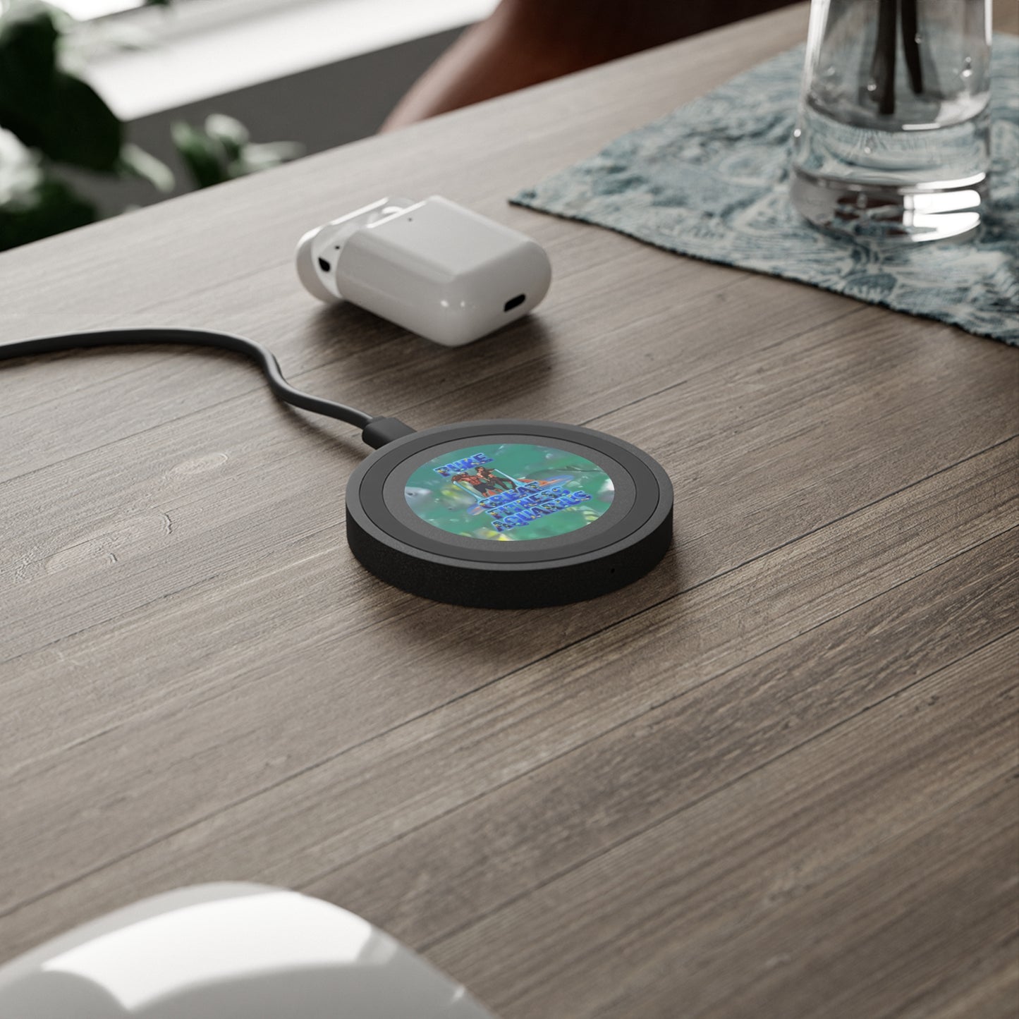 Quake Wireless Charging Pad Aquarius