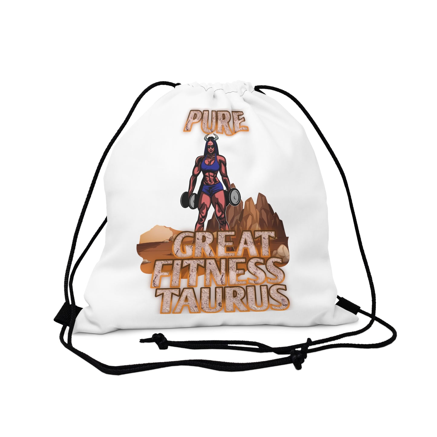 Outdoor Drawstring Bag White Female Taurus