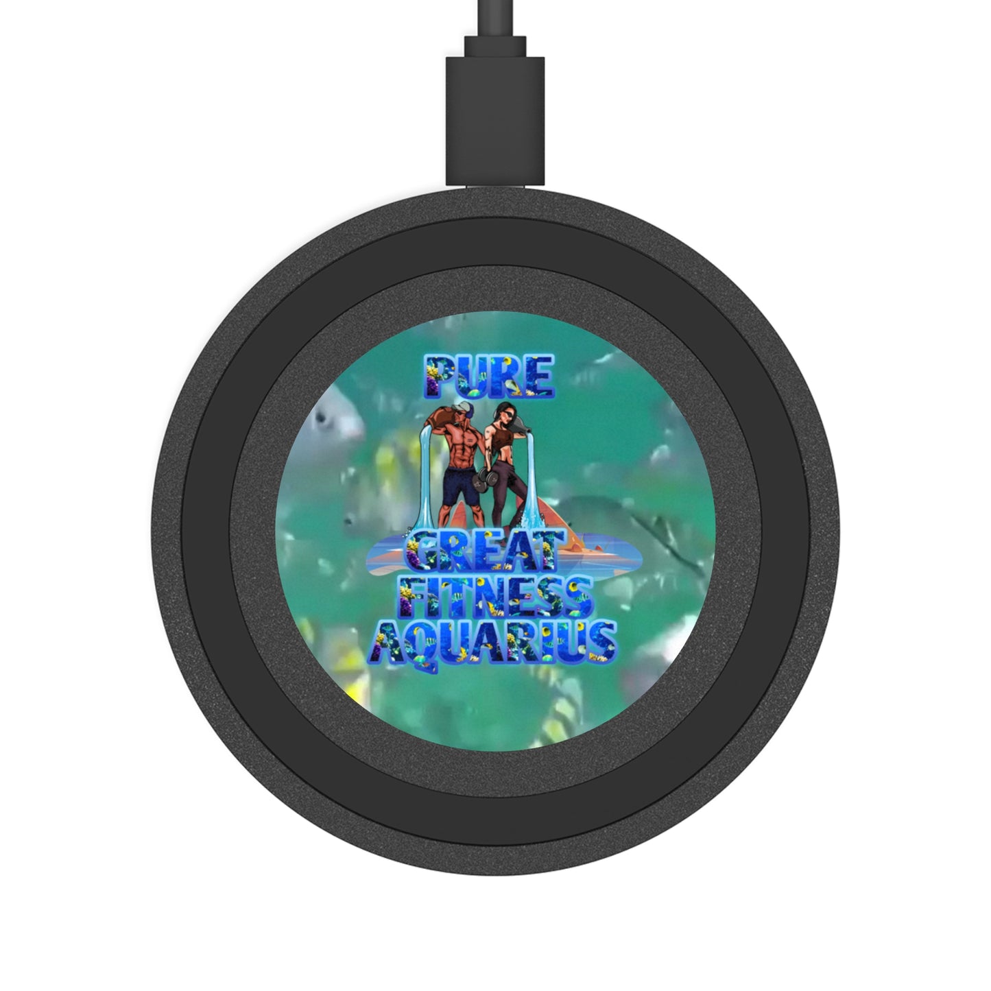 Quake Wireless Charging Pad Aquarius