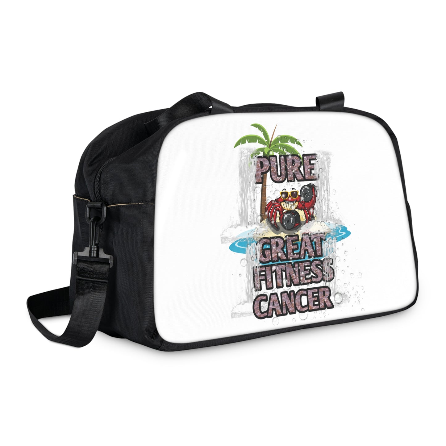 Fitness Handbag White Cancer