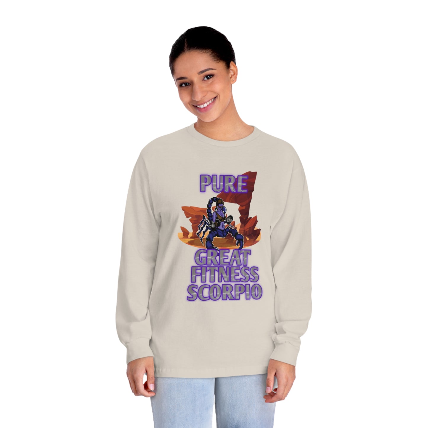 Unisex Classic Long Sleeve T-Shirt Female Scorpio