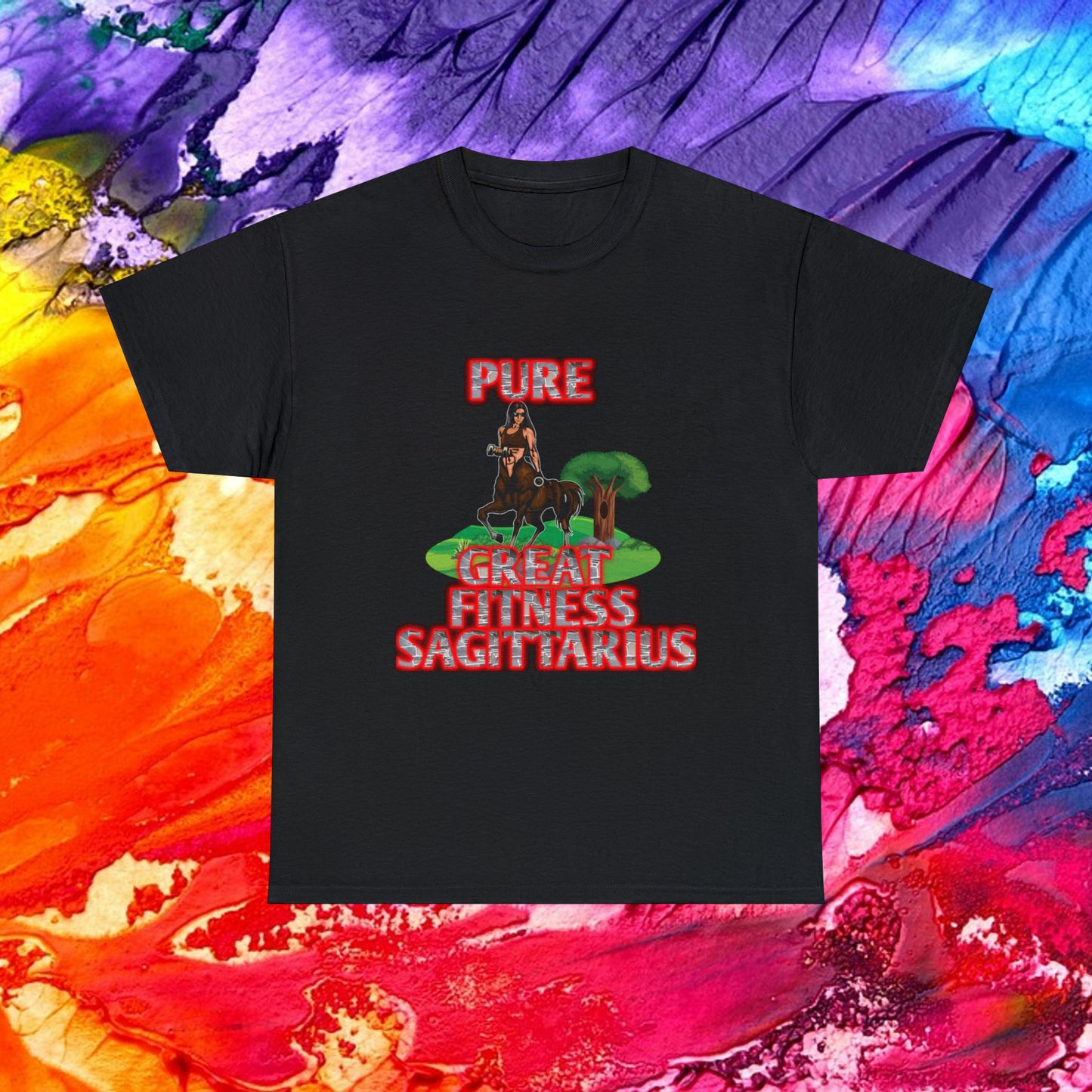 Unisex Heavy Cotton Tee Female Sagittarius