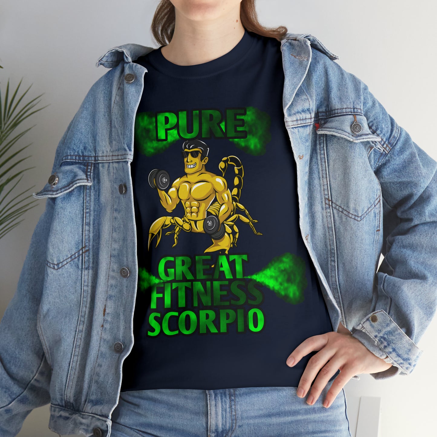 Unisex Heavy Cotton Tee Male Scorpio