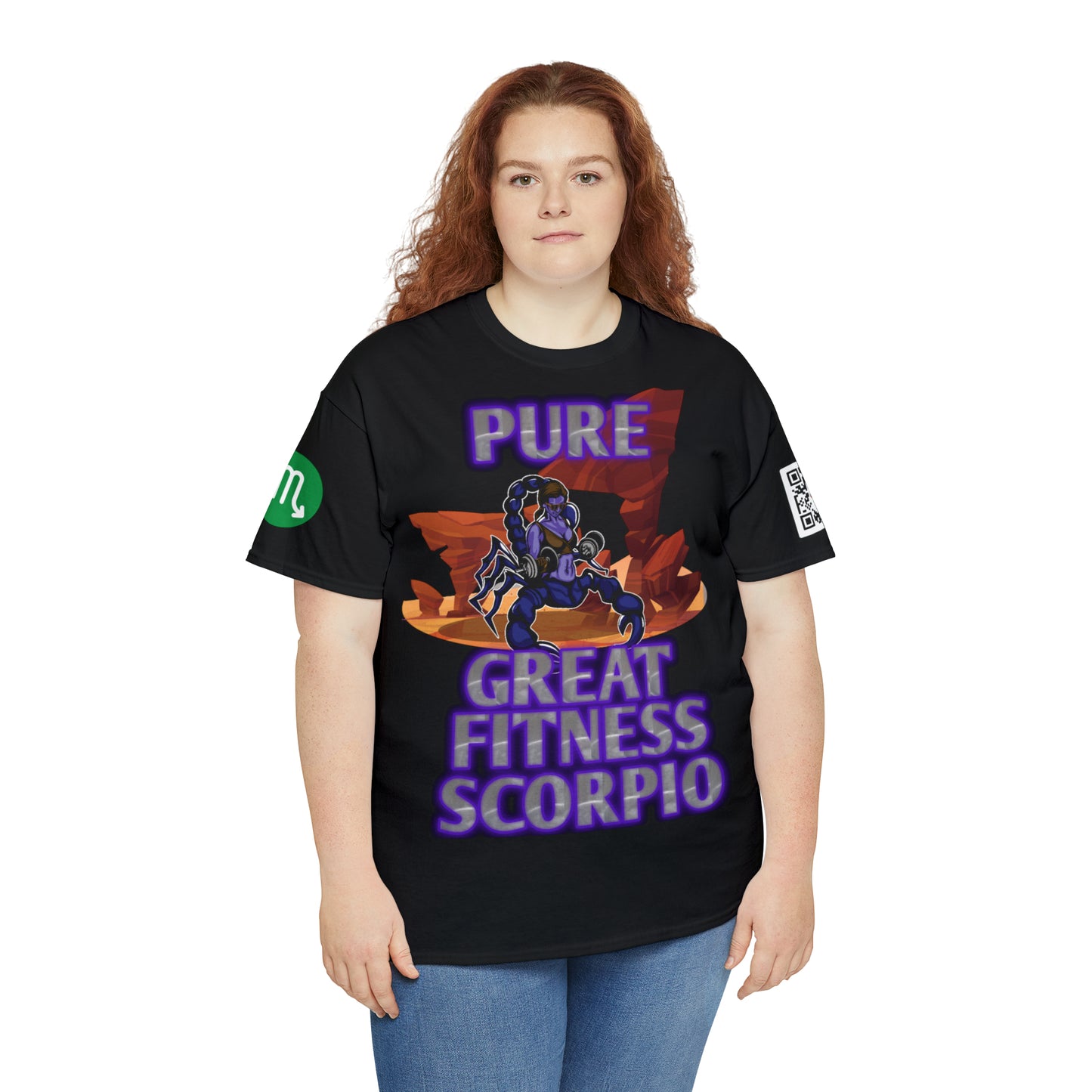 Unisex Heavy Cotton Tee Female Scorpio