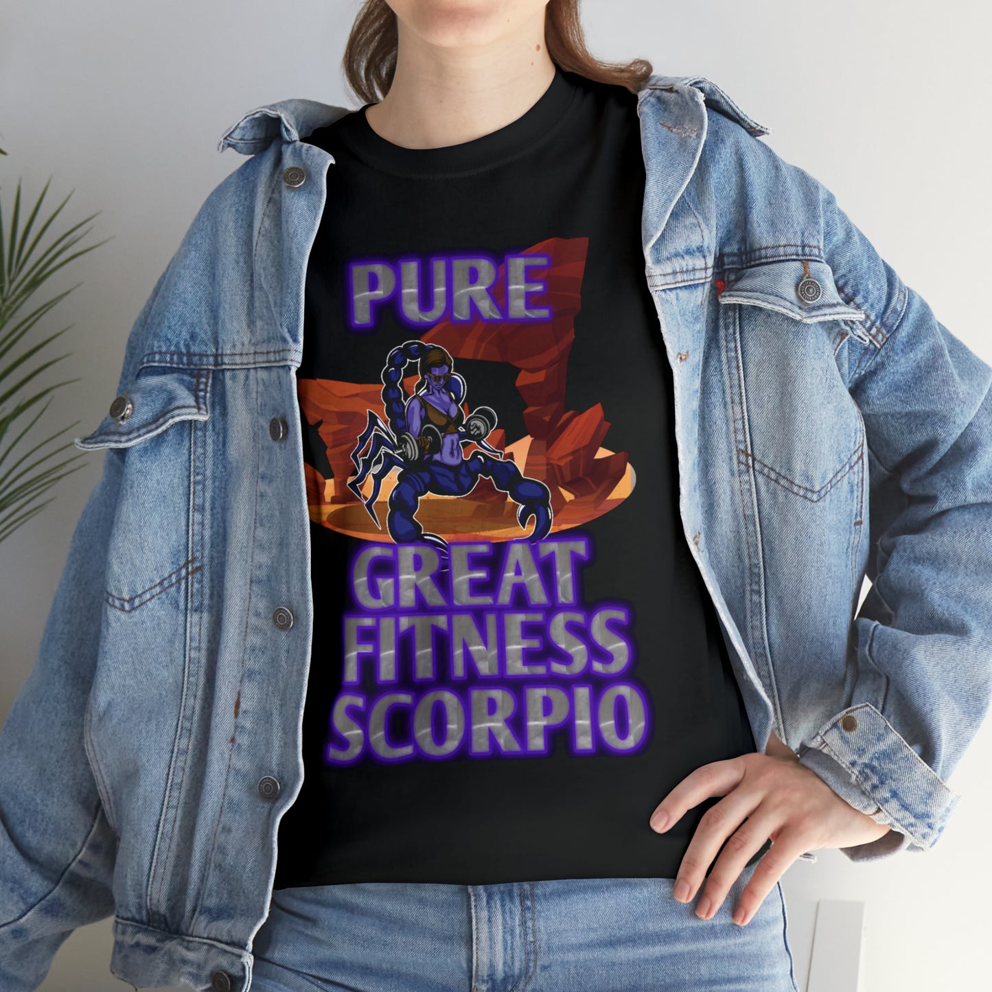 Unisex Heavy Cotton Tee Female Scorpio