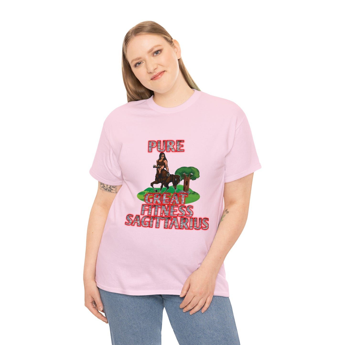 Unisex Heavy Cotton Tee Female Sagittarius