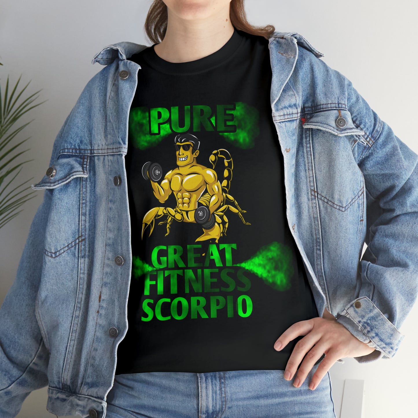 Unisex Heavy Cotton Tee Male Scorpio