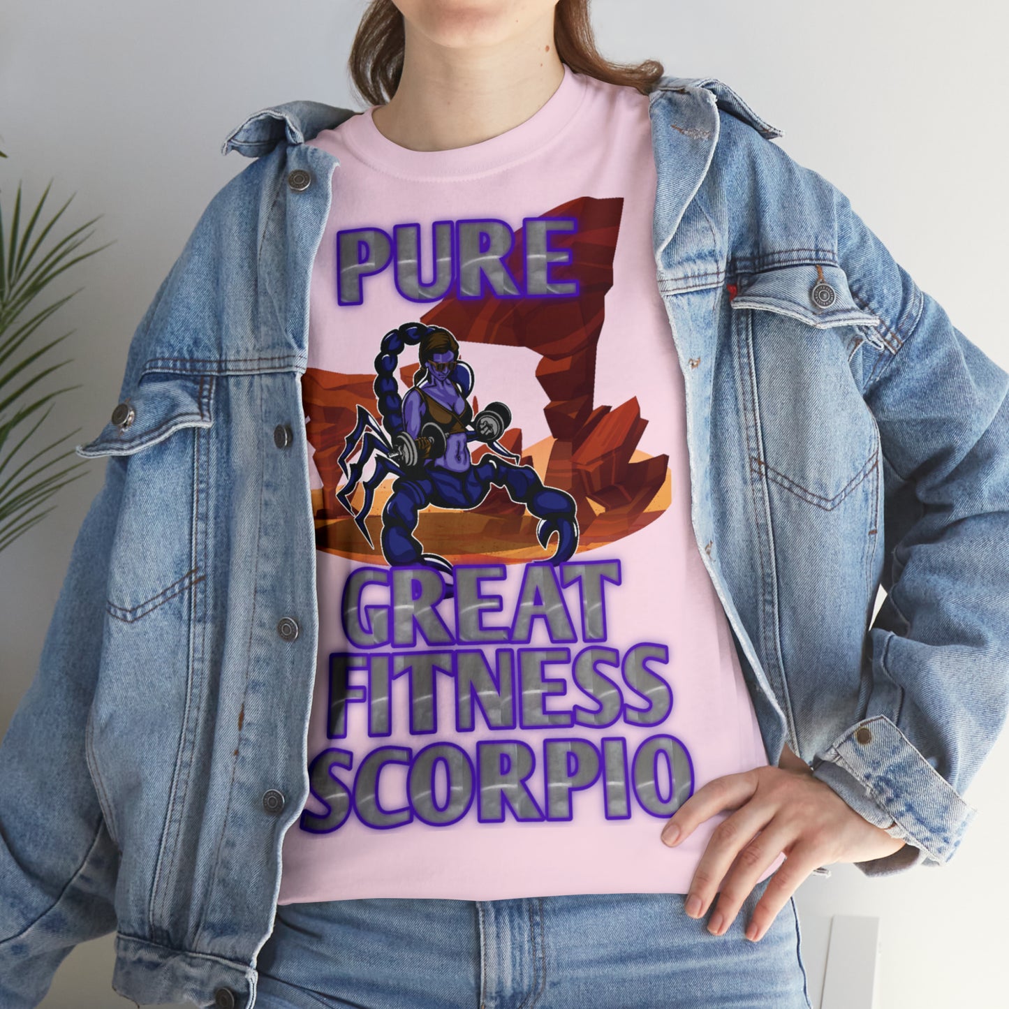 Unisex Heavy Cotton Tee Female Scorpio