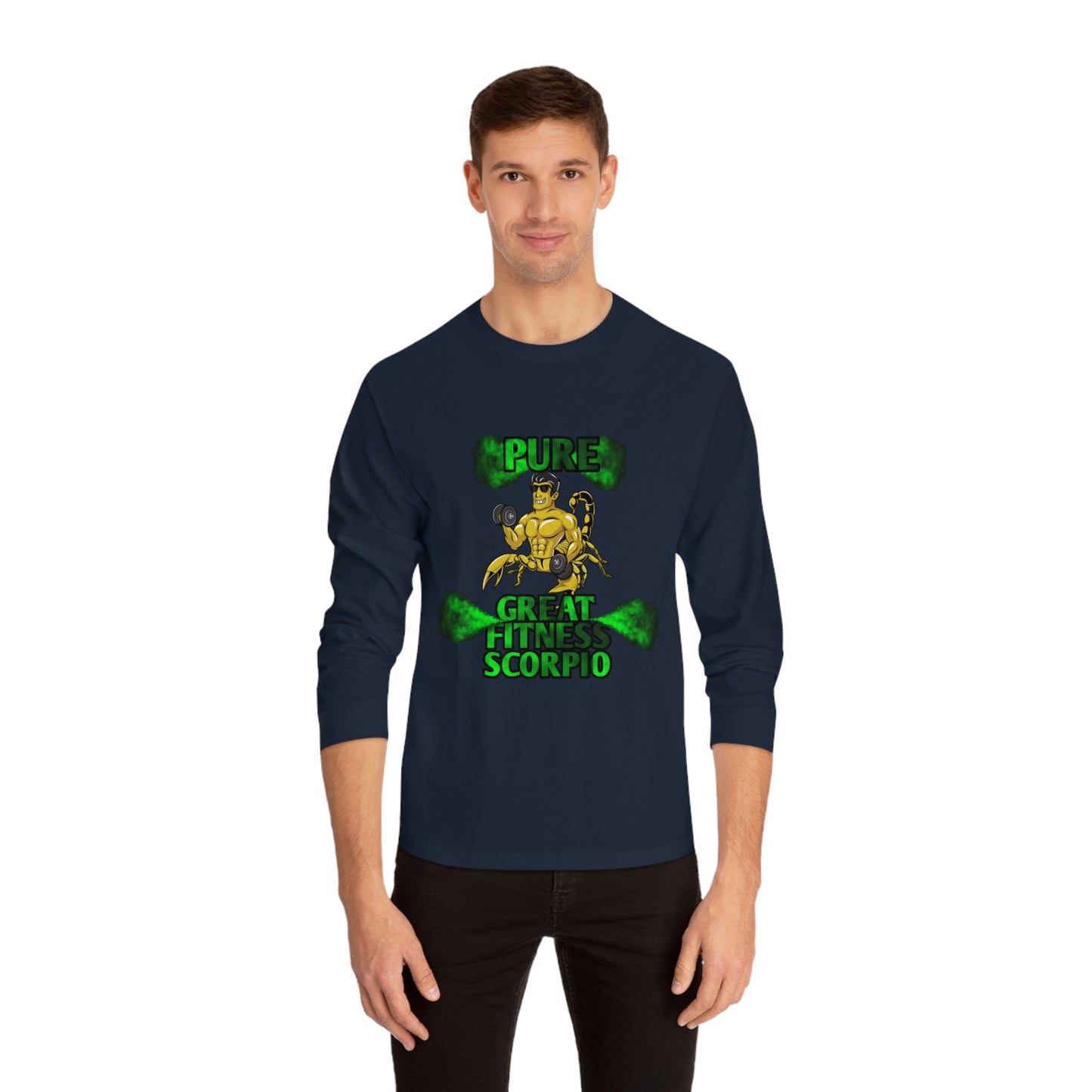 Unisex Classic Long Sleeve T-Shirt Male Scorpio