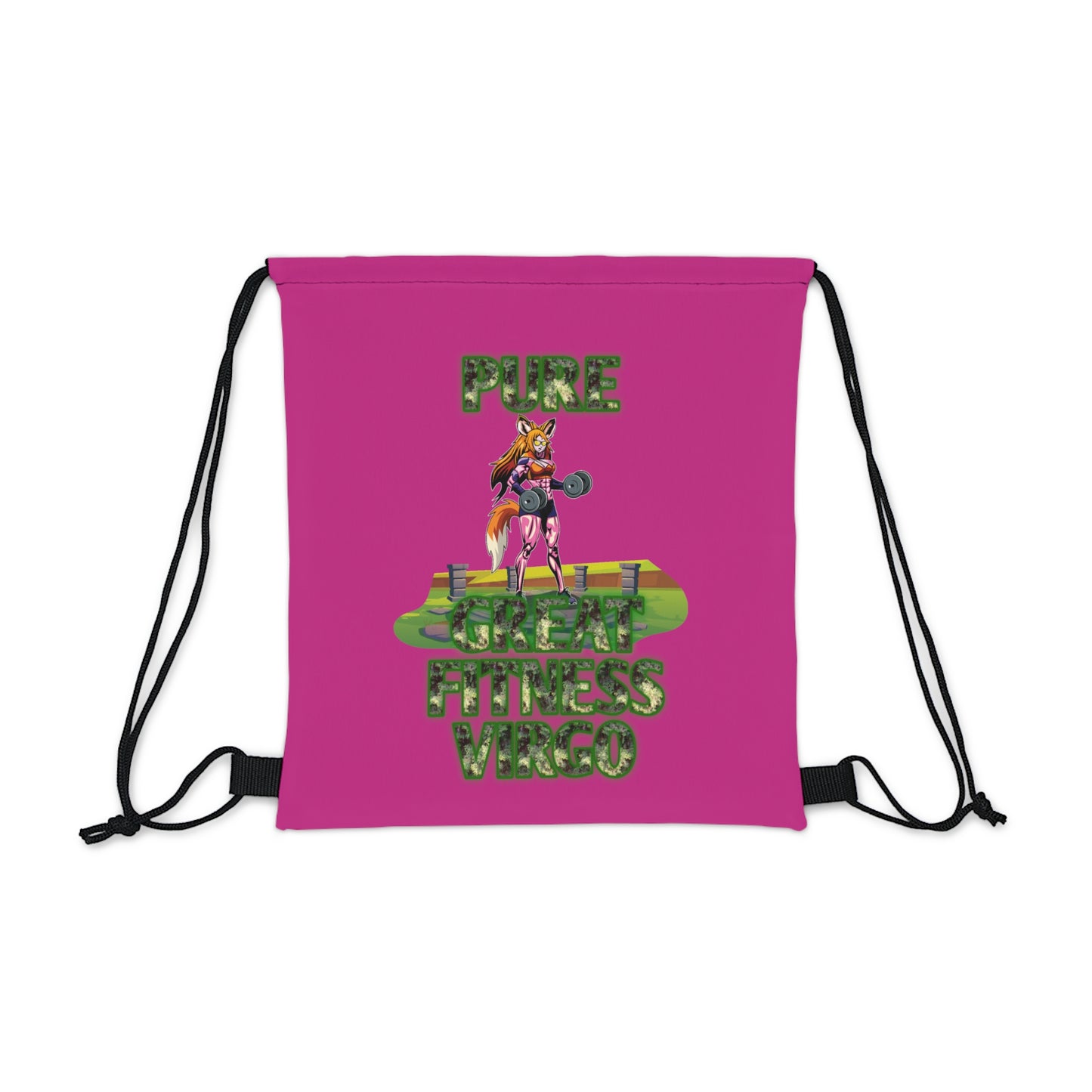 Outdoor Drawstring Bag Pink Female Virgo