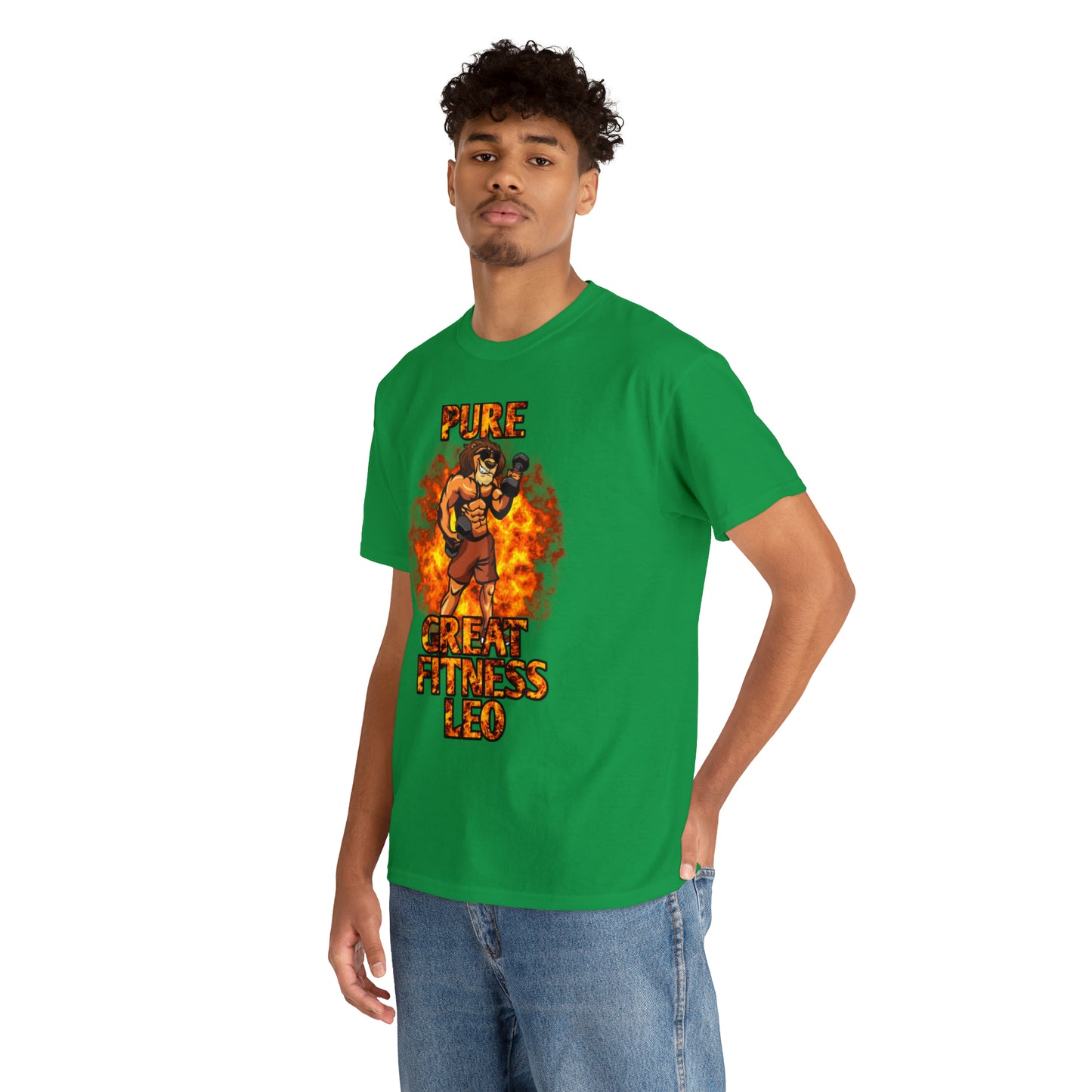 Unisex Heavy Cotton Tee Male Leo