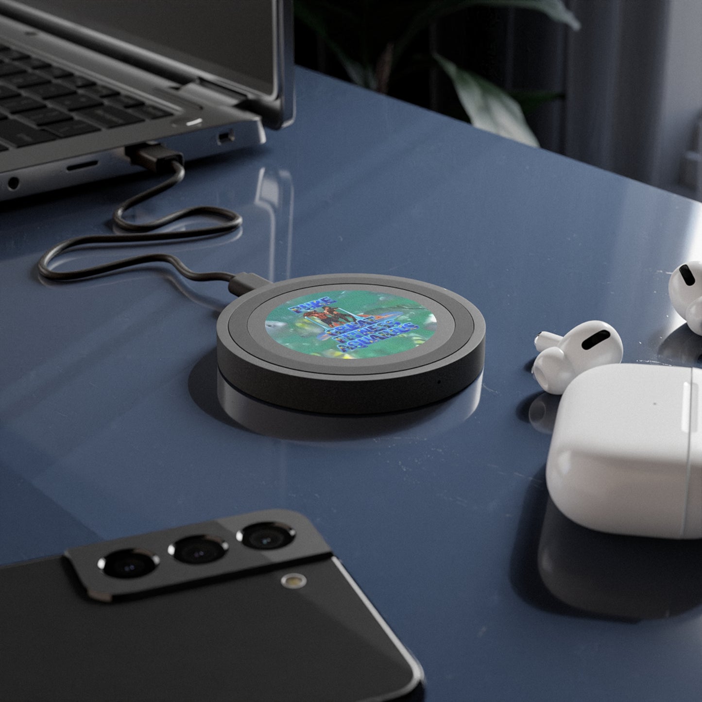 Quake Wireless Charging Pad Aquarius